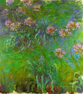 Agapanto Claude Monet Pinturas al óleo